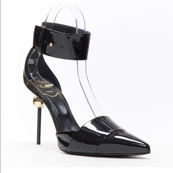 New Roger Vivier Black Patent Leather Pumps US 12/ EU 42 - Picture 2 of 10